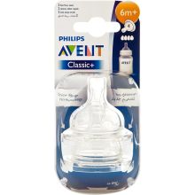 Philips Avent Classic+2 Fast flow Tasts 6M+ 634/27-0931-(28)