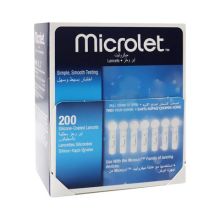 Blood Lancets Microlet 200 Pcs (Omron-Contour-Medisence-One