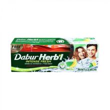 Dabur Herbal Fresh Gel Mint&Lemon Tooth Paste 150ml + Tooth Brush FREE