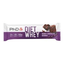 PhD Diet Whey Bar 12x65g Double Chocolate