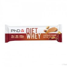 PhD Diet Whey Bar 12x65g Chocolate Peanut