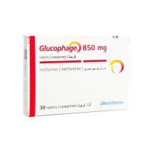 Glucophage 850 Mg 30 Tab