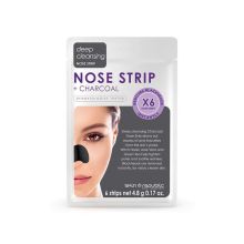 Nose Strips + Charcoal deep cleansing (6 pairs)