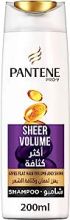 Pantene Shampoo Sheer Volume 200 ML X 48 -11001305 ÙƒØ«Ø§ÙØ©