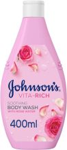 جونسون Vita-Rich سائل الاستحمام بماء الورد 400 مل