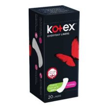 Kotex Super Slim Liners Unscented 20 Pcs