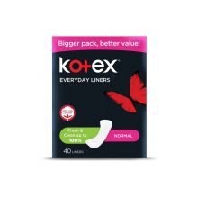 Kotex Everyday Panty Liners Long lightly scented 40 Liners