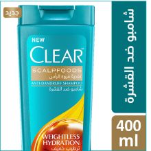 Clear Anti-Dandruff Shampoo Weightless Hydration 400ml