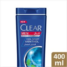 Clear Men's Anti-Dandruff Cool Sport Menthol Shampoo 400 ml