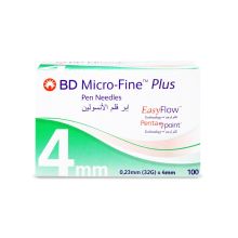 BD Micro Fine Plus Pen Needles Easy Flow 4 mm 32G 100 pcs