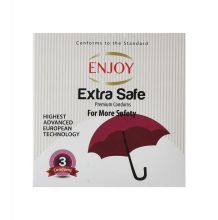 Enjoy Extra Safe Condoms 3 Pcs