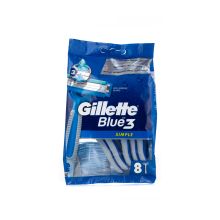 Gillette Blue 3 Simple 8 Disposable Razors Bag