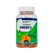 Longevity Kids Gummies Omega 3 74 Gummies