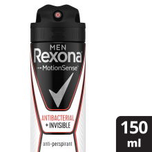 Rexona Deo Spray Men Antibacterial Invisible 150ml