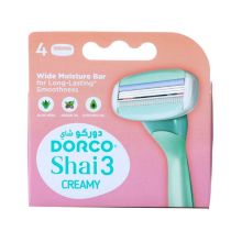 Dorco Shai 3 Creamy Cartridges 4 Pcs LTRA1040