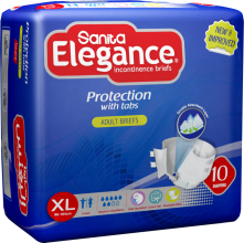 Sanita Elegance Adult XL 10 Diapers X 4