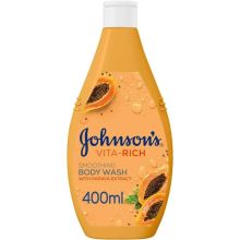 Johnson Vita-Rich Smoothing Body wash with papaya extract 400ml