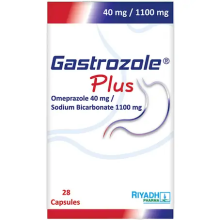 Gastrozole Plus 40/1100 Mg 28 Capsule