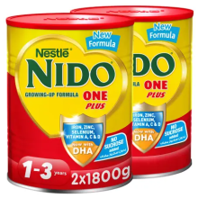 Nido One Plus Stg 3 Milk 2X1800 - Dual Pack