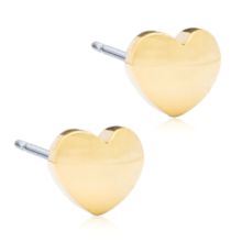 Blomdahl Earrings Heart 8MM GT