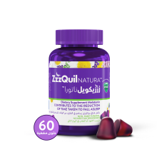ZzzQuil NATURA 60 chewable gummies