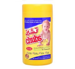 Chubs Aloe Extract & Chamomile Canister Baby Wipes 80 Pieces