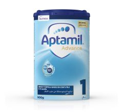 Aptamil Advance 1 Next Generation Infant Milk Formula from 0-6 months, 900g