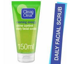Johnson's Clean & Clear Morning Energy Shine Control Daily Facial Scrub 150 ml