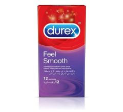 Durex Feel Smooth Condom 12 Condoms