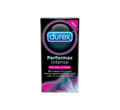 Durex Transparent Performax Intense Latex Condom 10 Condoms