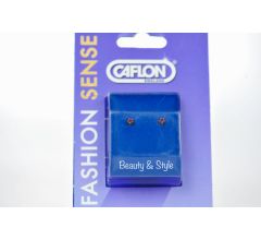 Caflon Earring G/P 2Mm Amethyst 1 Pair