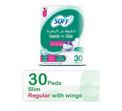 Sofy Slim Large Pads With Wings 30 Pads