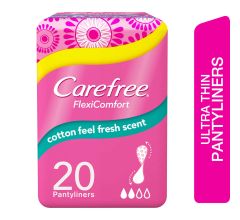 Care Free Flexi Comfort Cotton 20 Pantyliners
