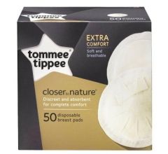 Tommee Tippee TT43123820 Closer to Nature Disposable Breast Pads 50 Pads