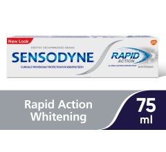 Sensodyne Rapid Action Whitening Toothpaste for Sensitive Teeth 75 ml