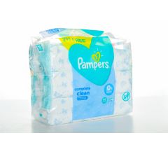 Pampers Fresh Clean Baby Wipes, 2+1 Free, 192 count