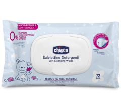 Chicco Baby Wipes with Flip Cover 72 Pieces