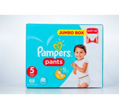 Pampers Pants, Size 5, Junior, 12-18 kg, Jumbo Box, 68 Diapers