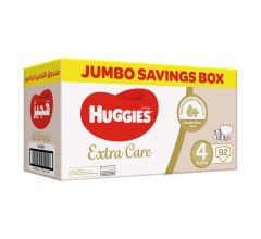 Huggies Extra Care 4 Box 8-14 Kg 92 Diapers