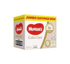 Huggies Extra Care 6 Box 15+ Kg 56 Diapers