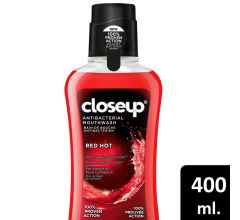Close Up Red Hot Anti Bacterial Mouth Wash 400ml