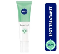 NIVEA Face Spot Treatment Blemish Gel, Clear Up Anti-Acne Sea Salt, Salicylic & Hyaluronic Acid, 15ml