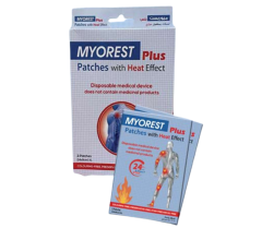 Myorest plus patches with heat effect 3 patches (14*9cm)XL