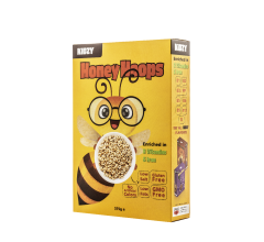 Kidzy Cornflakes Honey Hoops 375g