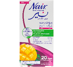 Nair Hair Removal Body Strips Mango 20 Pcs