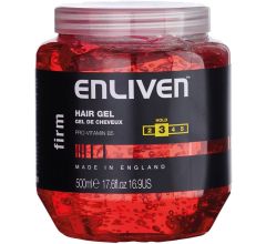Enliven Men Hair Gel Firm Red 500ml