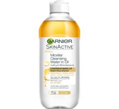 Garnier Micellar Water Face Eyes Lips Argan Oil cleanser and Waterproof Make-up Remover 400 ml