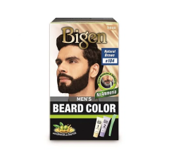 Bigen Mens Beard Natural Brown B104