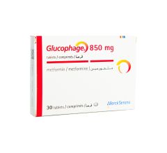 Glucophage 850 Mg 30 Tab