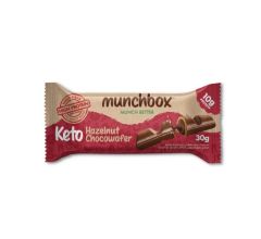 Munchbox Keto Wafer Milk Chocolate Hazelnut 30gm